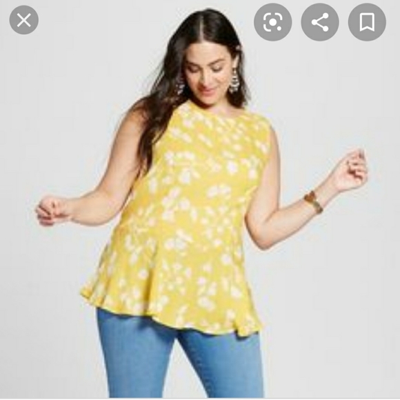 Ava & Viv Tops - Tank with Peplum 3x 🌺